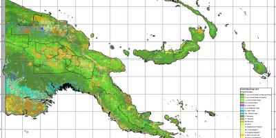 Mapa Papua Nowa Gwinea klimat