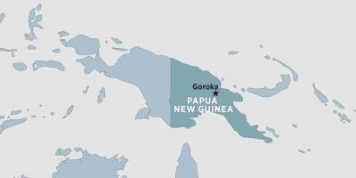 Mapa горока Papua-Nowa Gwinea